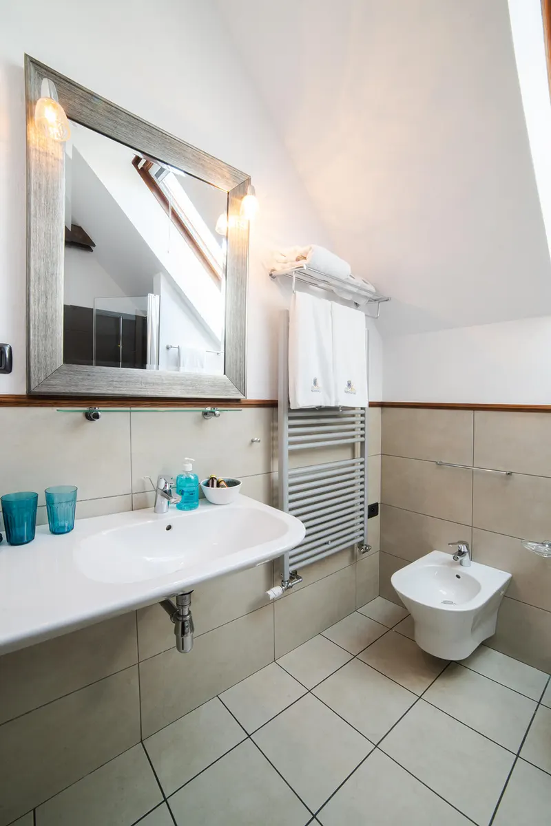 Lavabo y espejo del baño — Deluxe Premium, Hornigold